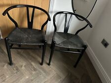 Black Wishbone Chairs