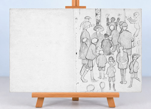 Lowry pencil drawings page - l, s