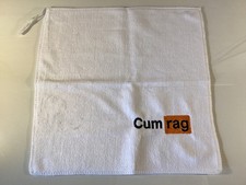 Novelty Gift Cum Rag Flannel / Face Cloth / Towel - Funny Secret Santa Gift