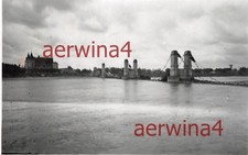 Blown-up Loire bridge near