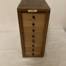 Emir 8 Drawer Tool Engineers Mechanics Tool Chest Small Size Storage.watchmakers