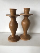 Pair Of Wooden Turned