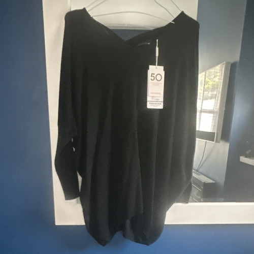 Paramour women black - paramour, v-neck