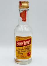 Early Times Kentucky Straight Bourbon Whisky Mini Liquor Bottle  (1/10 pint)