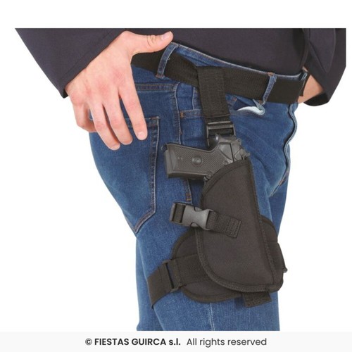 Police belt with - belt, gun