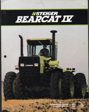 STEIGER "BEARCAT IV" Articulated Tractor Brochure Leaflet
