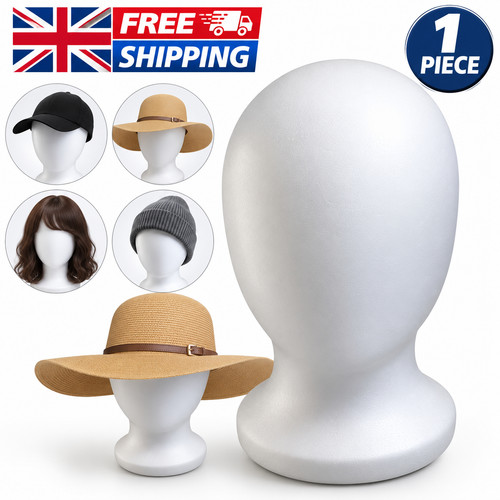 Foam mannequin head wig - wig, hat