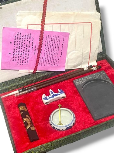 Vintage chinese calligraphy - vintage,