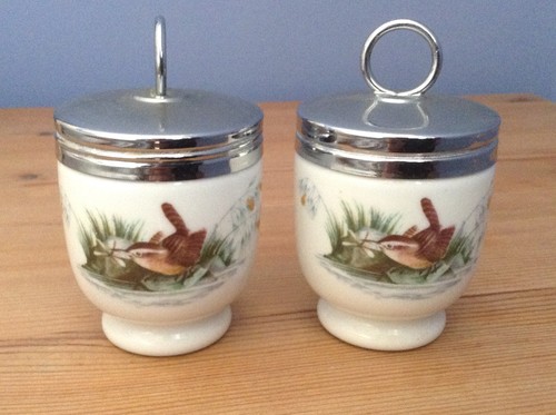 Pair royal worcester egg - royal,