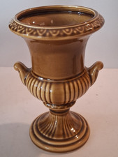 Vintage Dartmouth Pottery Honey Glazed Urn Shaped Vase