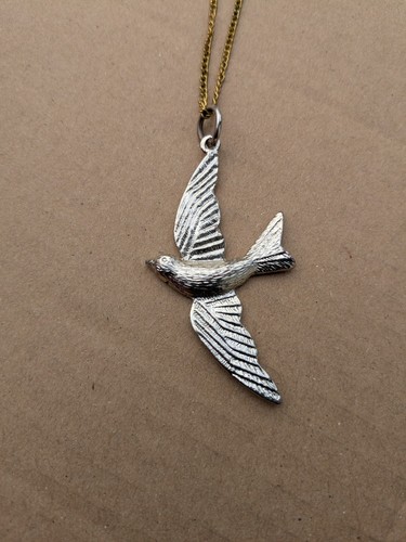 Bird pendant flying swallow - pendant,,