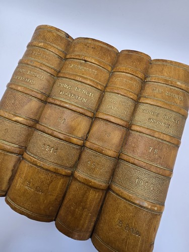Faux resin book panel spine - resin,