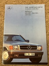 Mercedes SEC  560 500 420 Car
