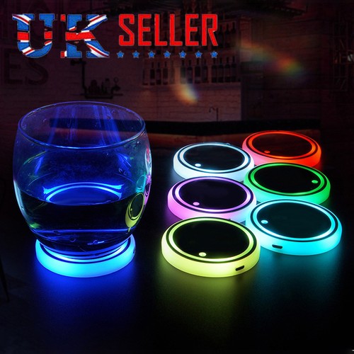 Colorful led car cup - colorful, holder