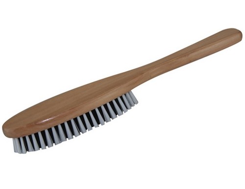 Wooden clothes brush - wooden, coat