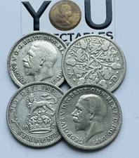 1920 to 1936 King George V Sixpences Sterling Silver Coin - Choose your year