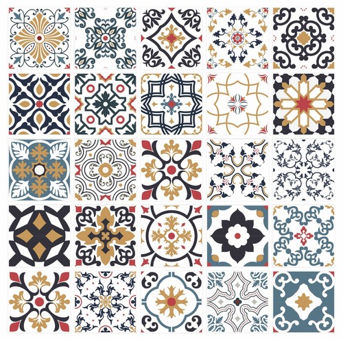 Tile stickers mosaic transfers - stickers,