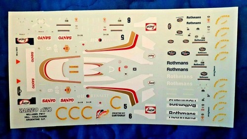 Decal tameo kits - kits, williams