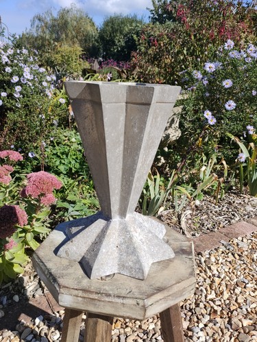 Vase aluminium art deco - aluminium,