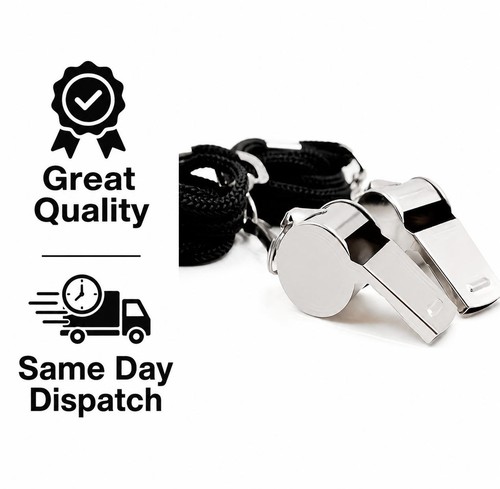Metal referee whistle with - 2,
