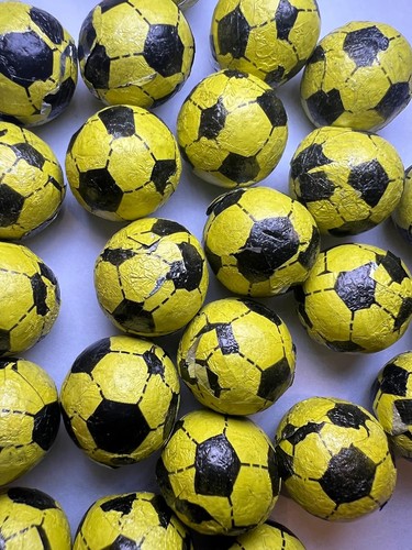 Chocolate football candies - chocolate,