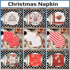 20-100x Christmas Paper Napkin