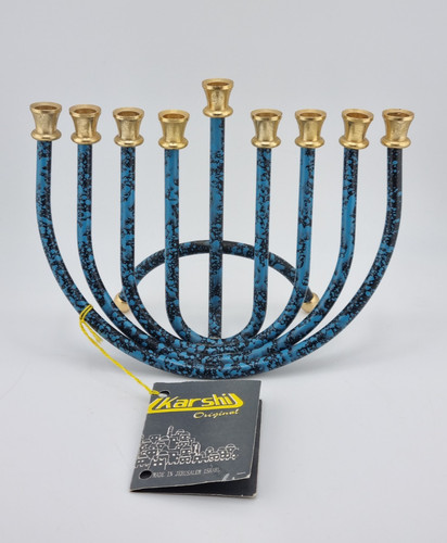 Karshi hanukkah menorah 24k - hanukkah,