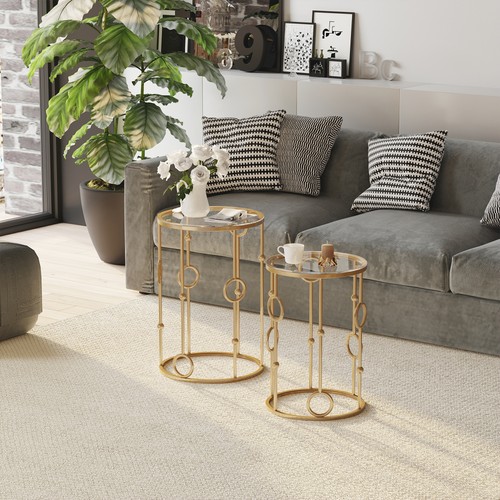 Round coffee tables set - tables, 2
