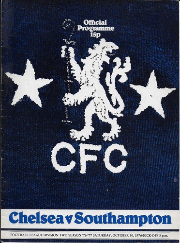 Football programme chelsea - football, programme>chelsea