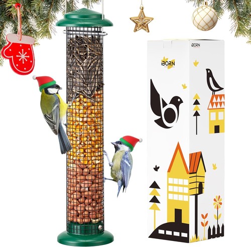 Metal peanut bird feeder - metal, for