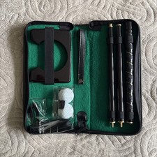 Indoor Travel Executive Golf Putter Practice Set