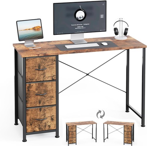 100cm wide desk - 100cm, small