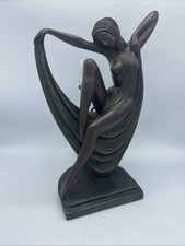 Bronze Effect Crosa Nude Lady Table Lamp