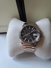 Gucci Watch G-Chrono Men's Silver Black & Stainless Steel YA101204