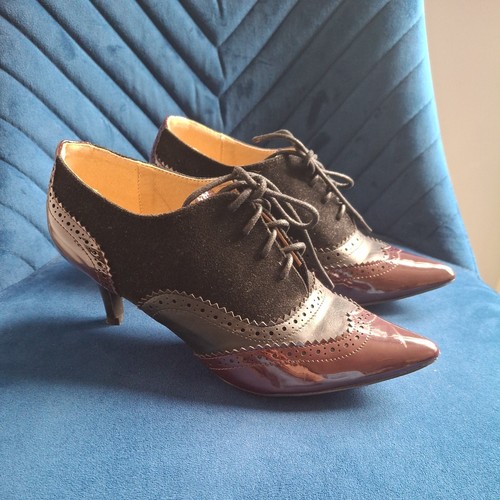 Black size oxford brogue - size, 5