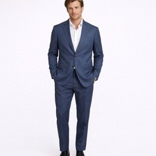 Gucci Mens Blue Wool Suit Tom