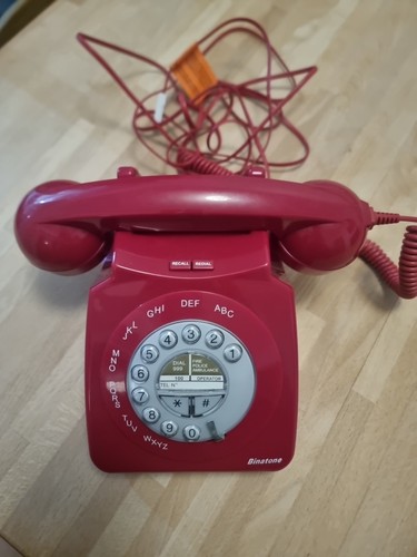 Binatone red push button - push,
