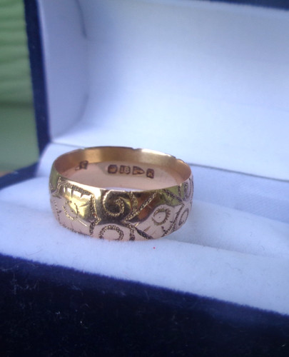 Rose gold wedding ring - wedding,