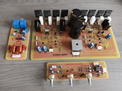 400w stereo power amplifier - power,