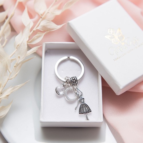 Dance keyring personalised