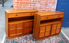 Pair Mid Century Modern Teak