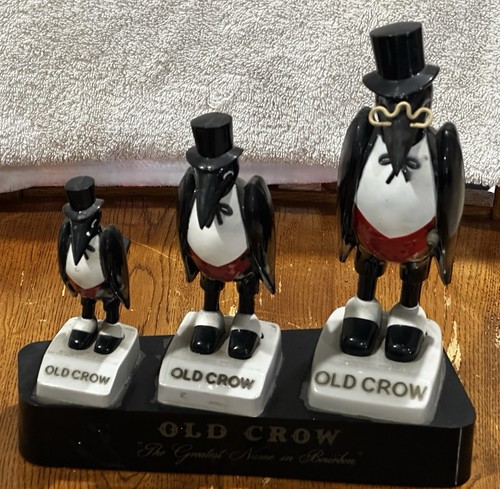 Old crow whiskey memorabilia - crow,