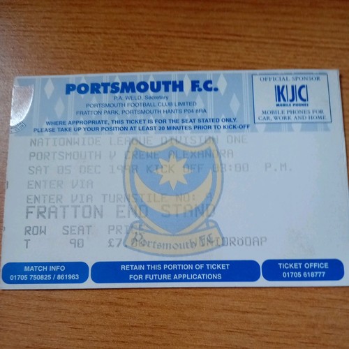 Ticket 1998 1999 - ticket, 5/12/1998