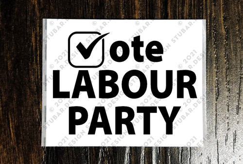 Vote labour party - party, sticker