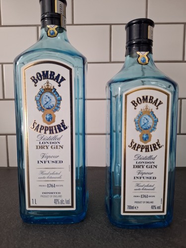 Empty bombay sapphire - -,