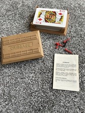 VINTAGE CRIBBAGE TRAVEL SET