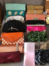 Wedding shop joblot  Handbags approx 50 + 204-Tiara’s-Headbands-Clips + shoes