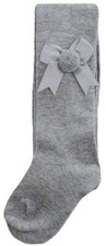 Baby Girl TIGHTS Pom Pom Bow