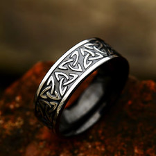 Vintage Viking Valknut Ring