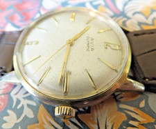 Avia "Olympic" Gentlemen's Gold Plated Manual Winding Watch.